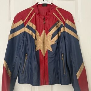 Her Universe Captain Marvel Leather Jacket (size M)